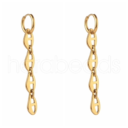 304 Stainless Steel Huggie Hoop Earrings EJEW-JE04550-04-1