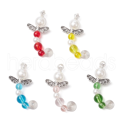 Glass Pendants PALLOY-JF03727-1