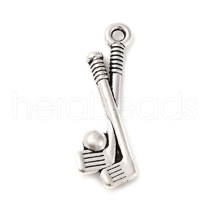 Tibetan Style Alloy Pendants FIND-A053-03AS-1
