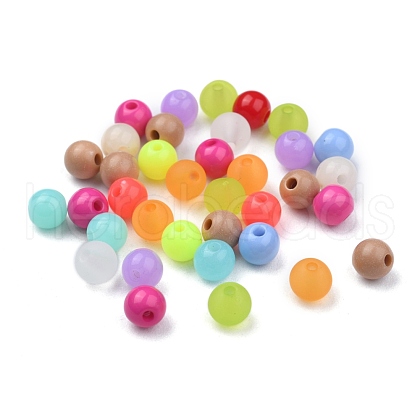 Acrylic Beads OACR-MSMC0001-02-6mm-1