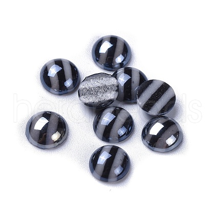 Opaque Glass Cabochons GGLA-S038-11E-8mm-1