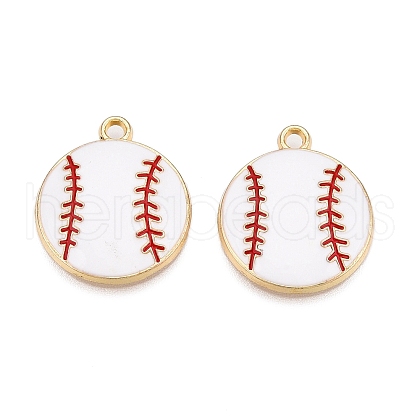 Alloy Enamel Pendants FIND-WH0114-11LG-1