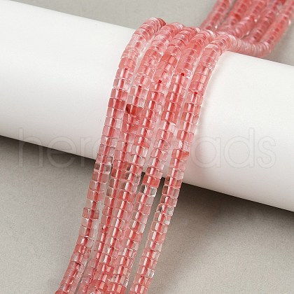 Cherry Quartz Glass Beads Strands G-H230-83-1