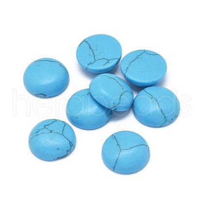 Synthetic Turquoise Cabochons G-G788-B-06-1