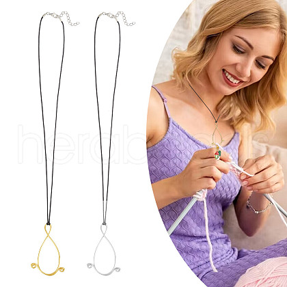 Aluminum Pendant Necklaces NJEW-NB00003-1