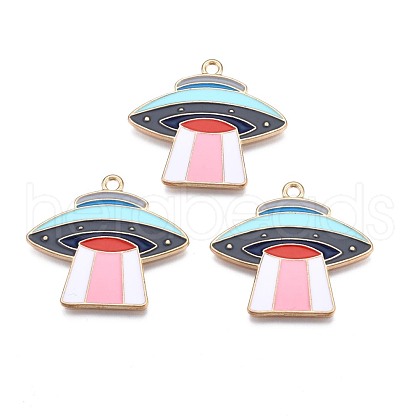 Alloy Enamel Pendants PALLOY-S132-343-1