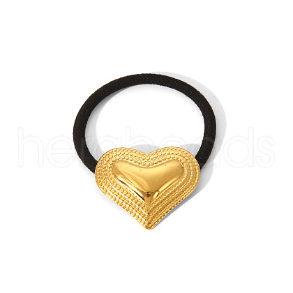 Stainless Steel Hair Tie Elastic Headband Black Hair Accessories YL7975-6-1