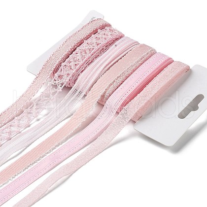 18 Yards 6 Styles Polyester Ribbon SRIB-Q022-D12-1