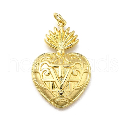 Brass Pendants KK-G525-12G-1