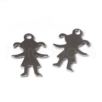 Tarnish Resistant 304 Stainless Steel Pendants STAS-L182-22P-1