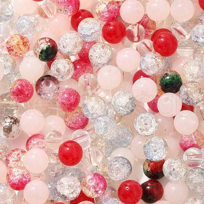 Mixed Style Glass Beads GLAA-XCP0012-02V-1