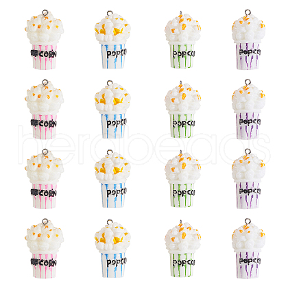 Resin Pendants RESI-CJ0001-58-1