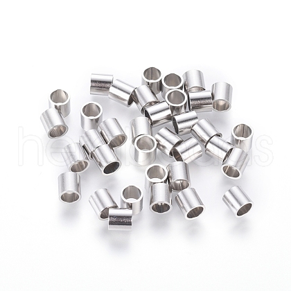 Tarnish Resistant 304 Stainless Steel Tube Beads STAS-G209-02P-1