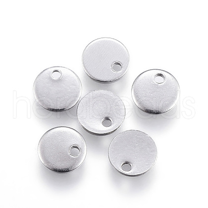 Tarnish Resistant 304 Stainless Steel Stamping Blank Tag Charms X-STAS-G124-27P-4mm-1