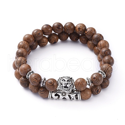 Stretch Bracelets Sets BJEW-JB05229-02-1