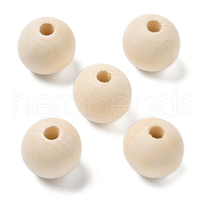 Schima Wood European Beads WOOD-G023-16-1