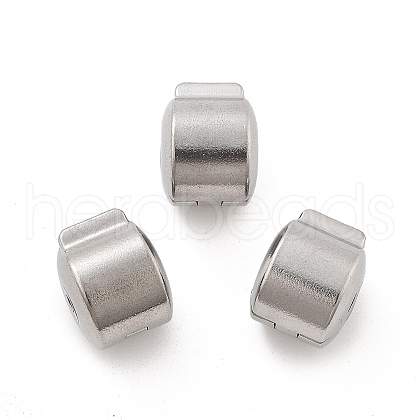 304 Stainless Steel European Style Clasps STAS-M112-04P-06-1