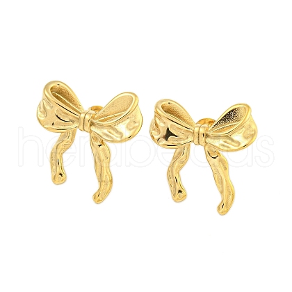 Ion Plating(IP) 304 Stainless Steel Stud Earrings EJEW-S223-03G-02-1