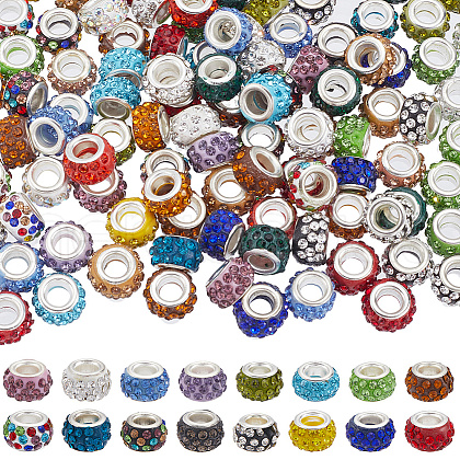 SOFPLATE 120Pcs Resin European Beads FIND-SP0002-05A-1