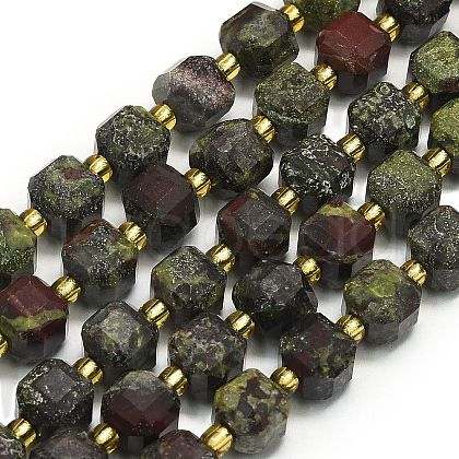 Natural Dragon Blood Beads Strands G-I376-D50-01-1