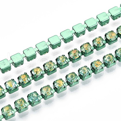 Iron Rhinestone Cup Chains CH-T006-05A-01-1