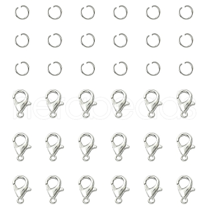 Zinc Alloy Lobster Claw Clasps FIND-FS0002-40P-1