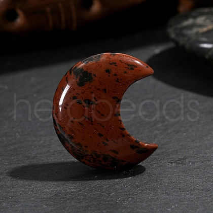 Mother's Day Gifts Natural Mahogany Obsidian Palm Stone Massager PW-WGEE13D-17-1