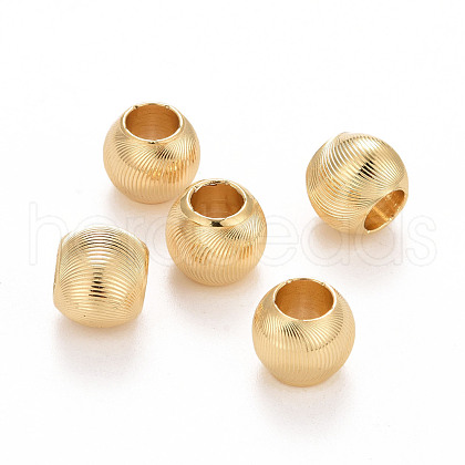 Eco-Friendly Brass Cat Eye Beads KK-M225-25G-A-1