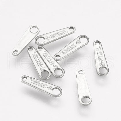 Tarnish Resistant 304 Stainless Steel Chain Tabs STAS-Q085-1