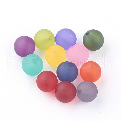 Transparent Acrylic Beads FACR-YW0001-05C-1