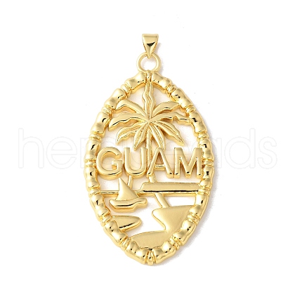 Brass Pendants KK-A252-24G-1