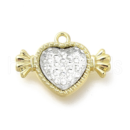 Transparent Clear Resin Rhinestone Charms FIND-B015-01B-LG-1