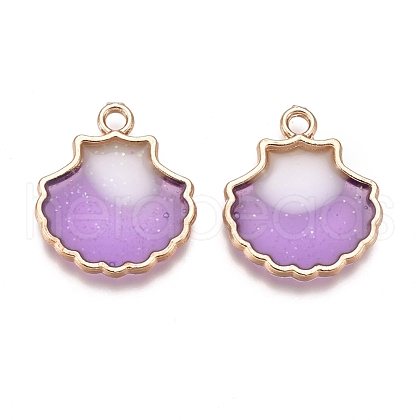 Alloy Enamel Pendants ENAM-I044-11B-1