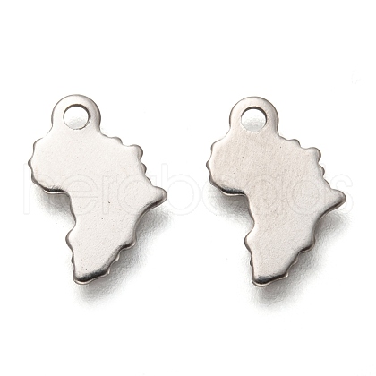 Non-Tarnish 201 Stainless Steel Charms STAS-C017-19P-1