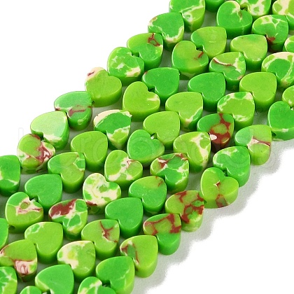 Dyed Synthetic Imperial Jasper Beads Strands G-M403-A37-01-1