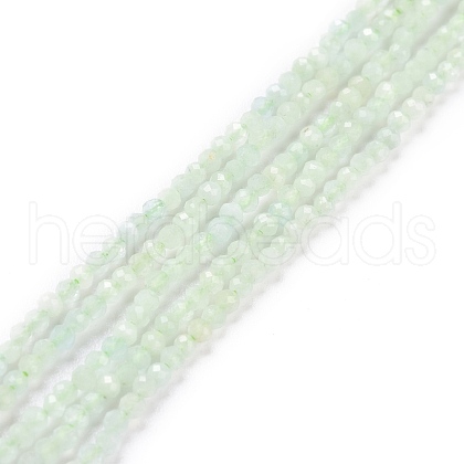 Natural Green Beryl Beads Strands G-D463-03-1