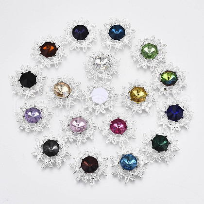 Resin Rhinestone Cabochons RB-S066-21S-1