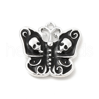 Halloween Alloy Enamel Pendants ENAM-I053-C06-1