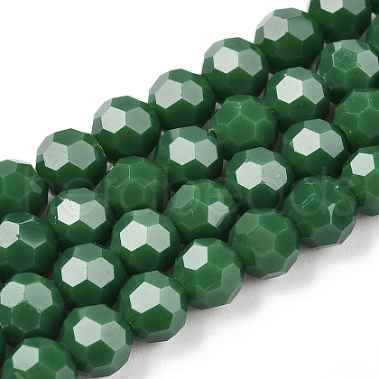 Opaque Glass Beads Stands EGLA-A035-P6mm-D06-1