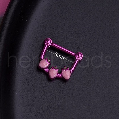 316L Stainless Steel Hoop Nose Rings WGEE114-19-1