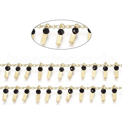 Handmade Glass Beaded Chains CHC-I029-09Q-1