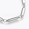 304 Stainless Steel Link Chain Bracelets X-BJEW-P239-04-2