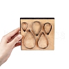 Embossing Wooden Cutting Dies DIY-WH0152-30-3
