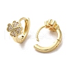 Rack Plating Brass Micro Pave Cubic Zirconia Hoop Earrings EJEW-A031-21G-2