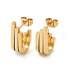 304 Stainless Steel Stud Earrings EJEW-G423-33C-G-4