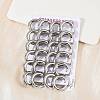 202 Stainless Steel Polishing Hoop Earrings EJEW-M106-02P-04-2