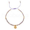 Natural Lapis Lazuli Braided Bead Bracelet FR2657-11-1