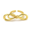 Brass Cuff Rings for Women RJEW-E294-01G-01-2