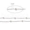 Electroplate Brass Ball Chains CHC-L019-01S-2