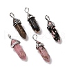 Natural Rhodonite Pendants G-K329-50P-1